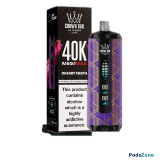 Al Fakher Crown Bar Cherry Fiesta Mega Max 40000 Puffs