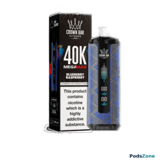 Al Fakher Crown Bar Mega Max 40000 Puffs Blueberry Raspberry