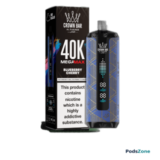 Al Fakher Crown Bar Blueberry Cherry Mega Max 40000 Puffs