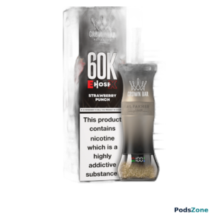 Al Fakher Crown Bar E-Hose 60000 Puffs Strawberry Punch