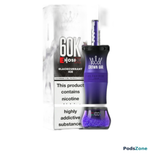 Al Fakher Crown Bar E-Hose X 60000 Puffs Blackcurrant Ice