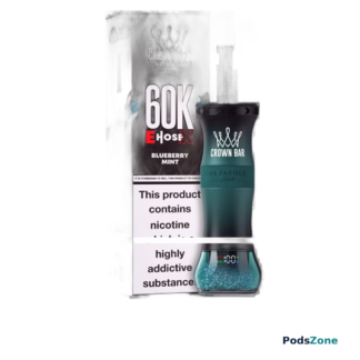 Al Fakher Crown Bar E-Hose 60000 Puffs Blueberry Mint